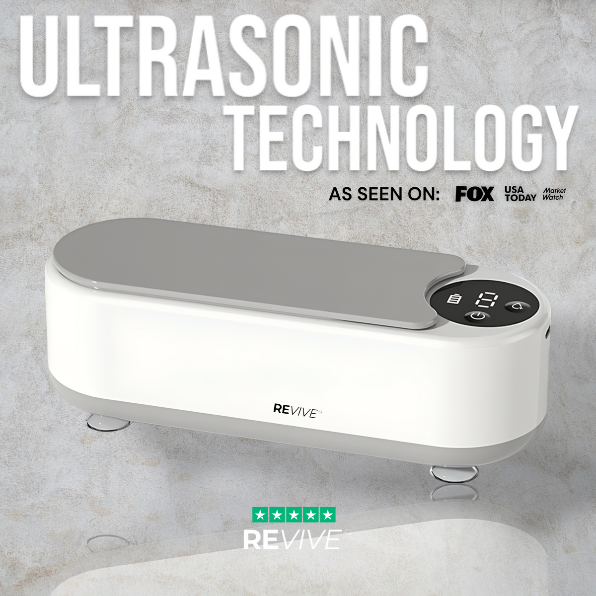 CruzZ Sonic limpiador ultrasónico para joyas, férulas y retenedores compatibles